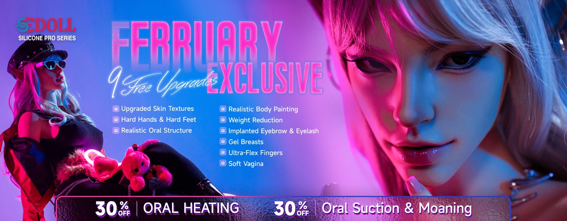 Promotion SEDoll en silicone